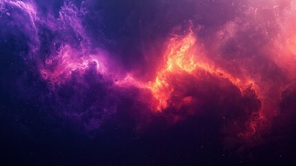 cosmic nebulae clashing in vibrant colors (1)