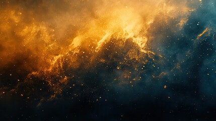 Wall Mural - Cosmic nebulae, swirling colors and light