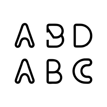 Watercolor vintage black letter a to z , alphabet for crest design, initials, monogram print. Vector font of grunge letters. Hand drawn ink alphabet. Grunge scratch type font.