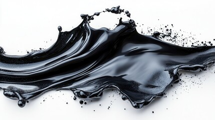 Poster - Dark liquid splash (1)