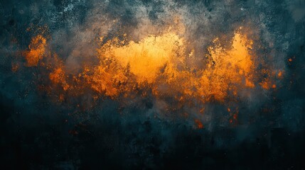 Poster - Fiery abstract texture (1)