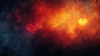 Wall Mural - fiery cosmic nebula (22)