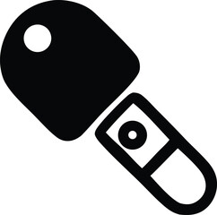 Poster - Vector illustration of a metal pin badge, a design symbol for business