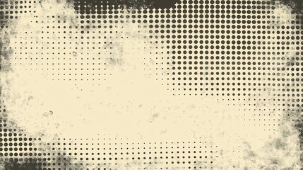 Poster - Grunge halftone background