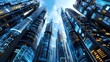 © terat - Futuristic Cityscape, Smart Buildings, Digital - Futuristic archite.