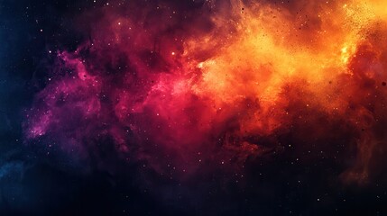 Wall Mural - nebulae in vibrant colors