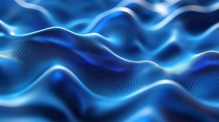 Poster - abstract blue gradient background looks modern blurry textured blue wallpaper