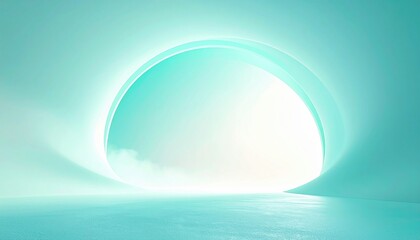 Poster - Dynamic light experiment abstract setting visual art ethereal environment wide angle view conceptual illumination