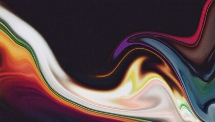 Fototapete - vibrant abstract swirl with dark base and luminous gradients for web design, modern branding, digital art prints, and creative visual projects

