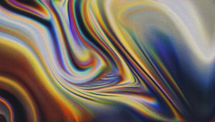 Poster - vibrant abstract swirl texture with rainbow gradients and fluid motion for digital art, branding background, print posters, or modern web design

