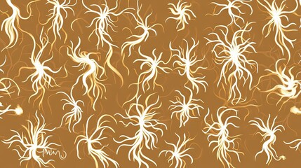 Wall Mural - detailed view of textured surface with earthy tones