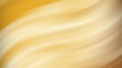 Poster - A smooth abstract yellow and gold gradient background with soft wavy lines.