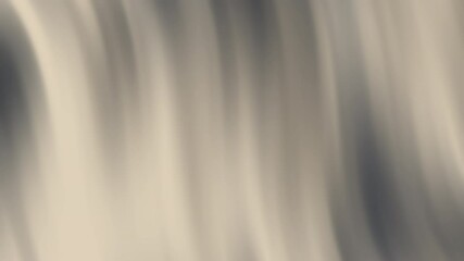 Poster - Soft, blurred waves of beige and gray create a flowing abstract background with a tranquil and soothing effect.