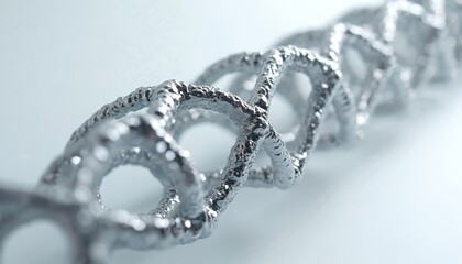 Poster - 3D render carbon nanotube structure. Molecular nanotechnology, advanced material science. Atom structure, high-tech engineering, research development concept, scientific innovation, tech background.