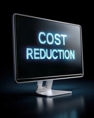 Poster - A computer monitor displays the words 
