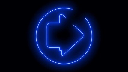  Multimedia Icon Collection neon animation