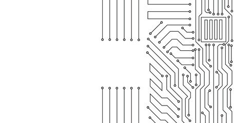 Poster - Abstract technology. Vector illustration
