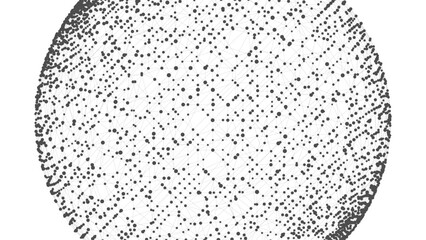 Leinwandbilder - Technology background with copy space. Abstract sphere. Dots connected by lines. Minimalist mesh. Abstract polygonal shape.