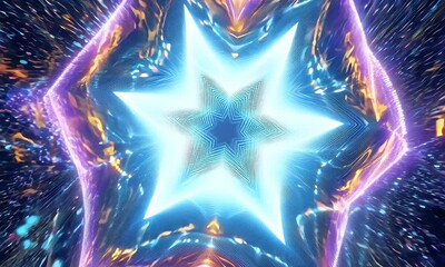 Wall Mural - abstract blue background