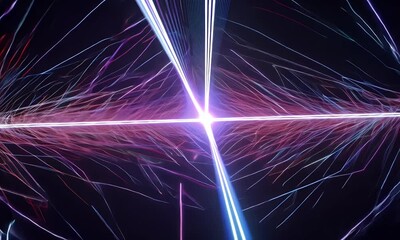 Wall Mural - abstract background with fireworks