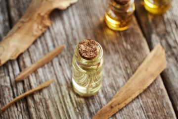 Wall Mural - White sandalwood essential oil