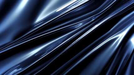 Poster - Unique blue texture showcasing smooth ripples and reflections for modern design projects