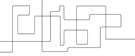Leinwandbilder - Vectors Abstract connecting lines and dots. Social networking.