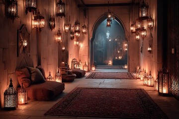 Poster - Describe the importance of the Night of Decree, or Laylat al-Qadr, during Ramadan. Generative Ai