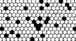 © Cowgirl - Honeycomb background. Beehive, panorama view. Abstract honeycomb background. Silhouette vector