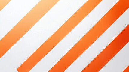 Poster - Bright white background with light orange diagonal stripes in the corners, clean and simple presentation backdrop