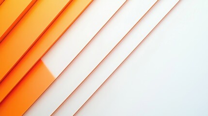 Poster - Bright white background with light orange vertical stripes for a professional, minimalist presentation layout