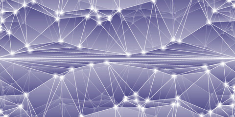 Poster - Abstract blue light background for science design. Vector illustration for banner and web