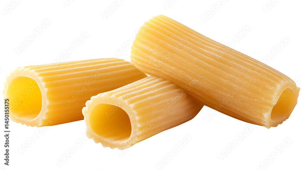 Rigatoni (also known as pasta rigati) is an Italian pasta made from ...