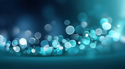 Poster - Bokeh lights dance in enigmatic patterns urban environment abstract visuals night scene captured perspective