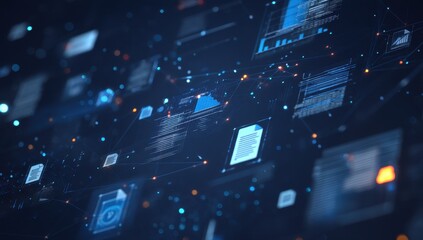 Poster - Abstract Data Visualization: Network of Information and Documents