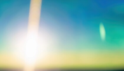 Poster -  sunlit gradient background with blue to yellow tones ideal for web design, branding, print layouts, and digital projects soft film texture