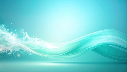 Poster - Fluid motion art digital design abstract background tranquil environment aesthetic viewpoint flowing concept for visual inspiration