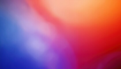 Poster -  vibrant gradient blur background with orange red purple blue tones for modern web design, branding, print graphics, and digital abstract projects