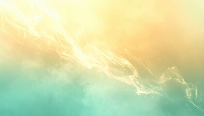 Poster - Abstract cloudscape art vibrant light patterns digital artwork ethereal environment artistic viewpoint creative concept