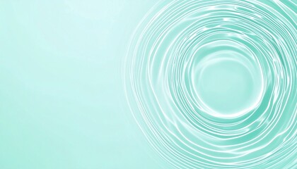 Poster - Rippling water circles tranquil aquatic environment abstract composition serene viewpoint for calming imagery