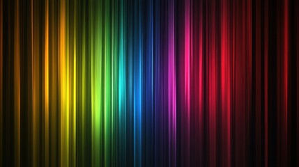 Poster - Modern abstract wallpaper with elegant, smooth bright rainbow color transitions, perfect for vibrant and stylish web designs