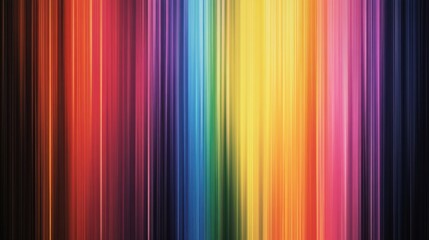 Poster - Modern abstract wallpaper with elegant, smooth bright rainbow color transitions, perfect for vibrant and stylish web designs