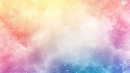 Poster - Soft rainbow gradient wallpaper with bright, elegant color blending and a subtle dreamy atmosphere, perfect for websites.