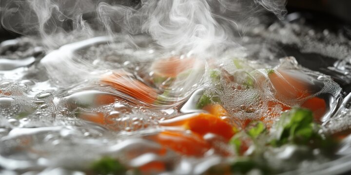 Background shows soft ripple, twisting mist push