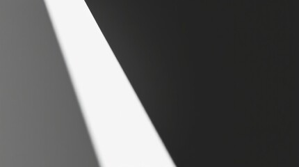 Poster - Light and shadow interplay; sharp contrast, grayscale tones, geometric shapes