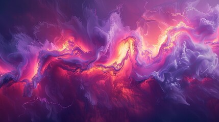 Poster - Technology design art concept abstract contemporary modern colorful gradient background, AI Generative.