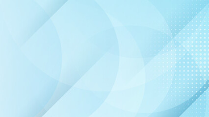 Leinwandbilder - Minimal Abstract Light Blue Background with Soft Gradient Overlay for Modern Digital Design, Business Presentation, and Technology Template