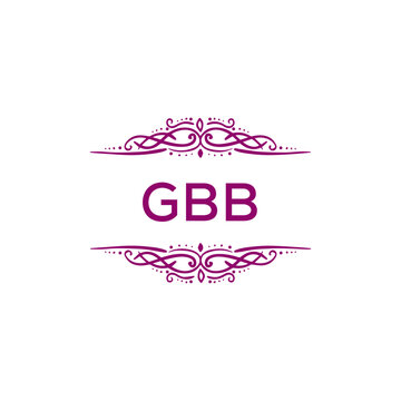GBB creative minimalist letter logo.