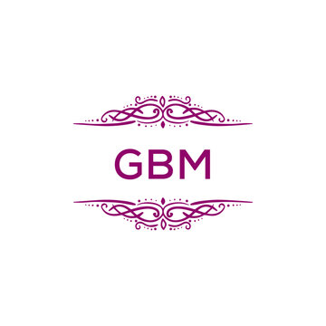 GBM creative minimalist letter logo.