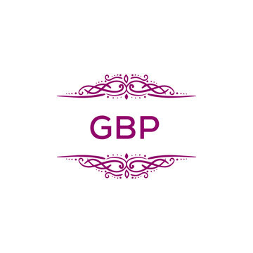 GBP creative minimalist letter logo.